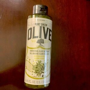 Unopened bottle of shower-gel in Olive Blossom.  Still in sealed plastic.